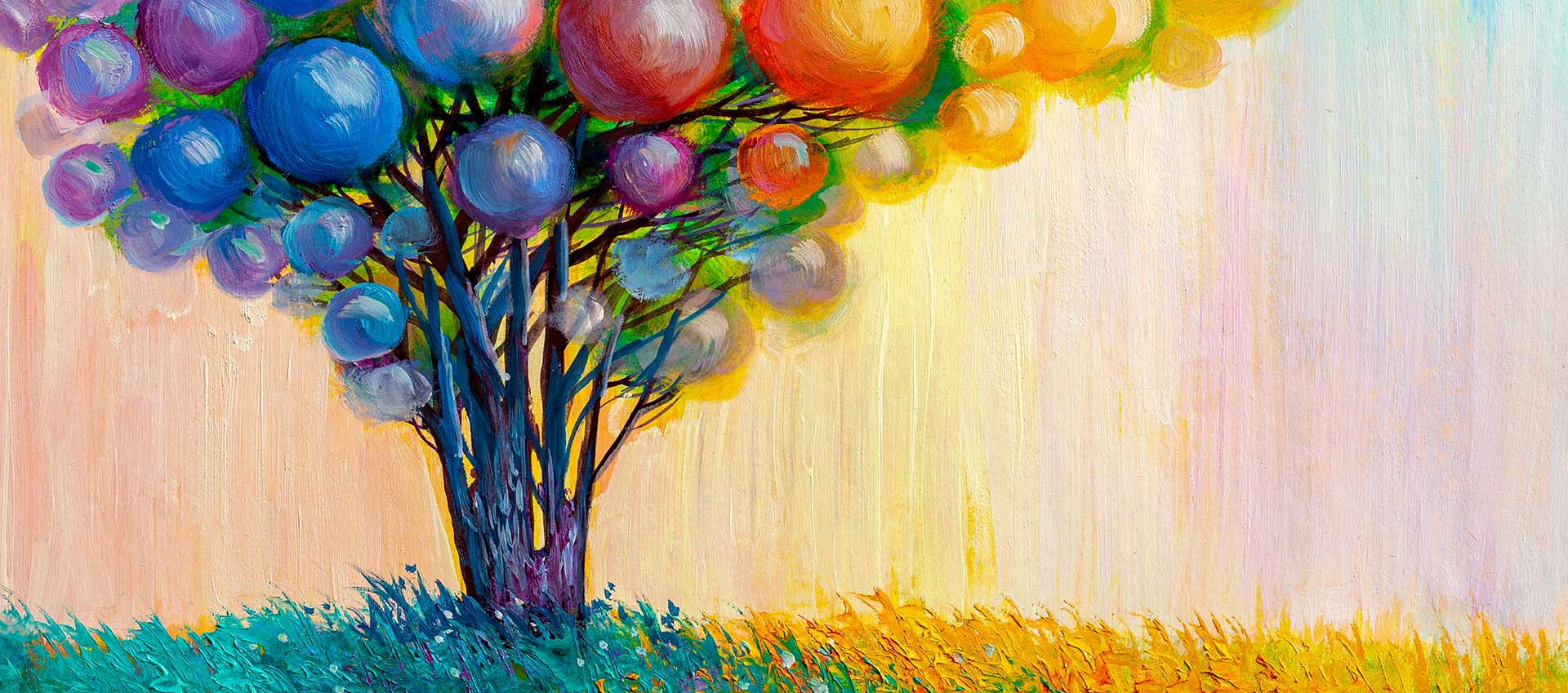 Abstract colorful tree. Ready to begin online therapy in Florida or online coaching in Texas? Get in touch today and beginning working with our online therapists.